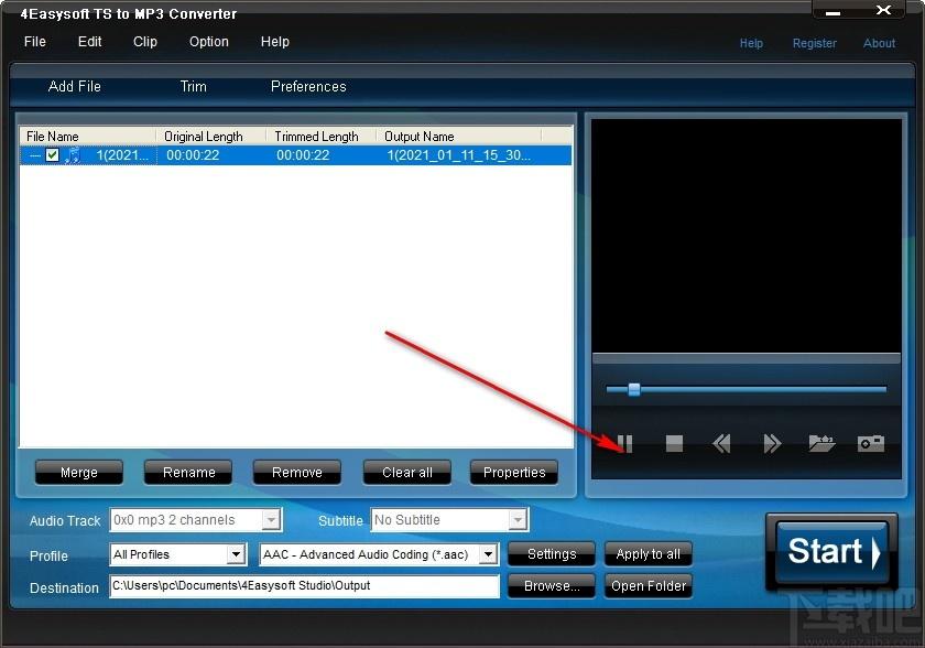 4Easysoft TS to MP3 Converter下载,TS转MP3音频转换器,音频转换,格式转换