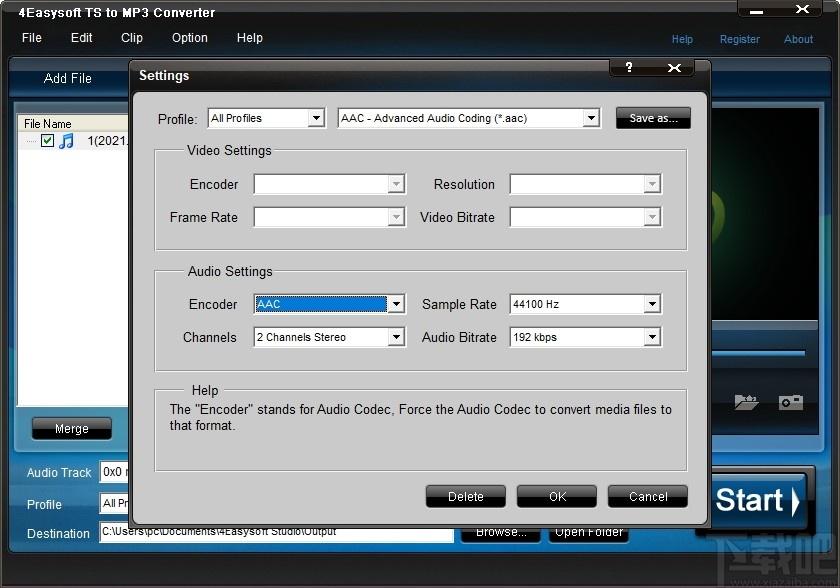 4Easysoft TS to MP3 Converter下载,TS转MP3音频转换器,音频转换,格式转换