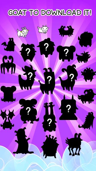 山羊进化游戏(goat evolution)下载,进化游戏,合成游戏,山羊进化